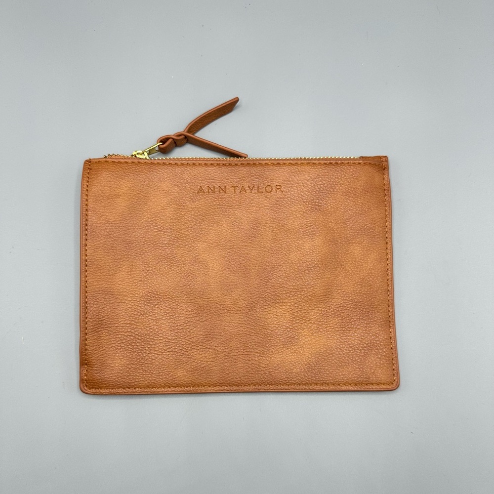Ann Taylor Brown Clutch Wallet
